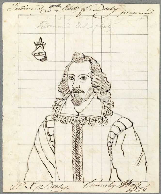 Ferdinando stanley, 5th earl of derby npg d23087
