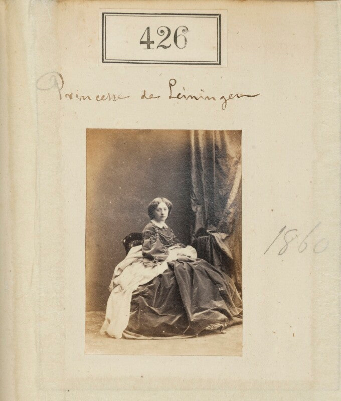 Marie of baden, princess of leiningen npg ax50172