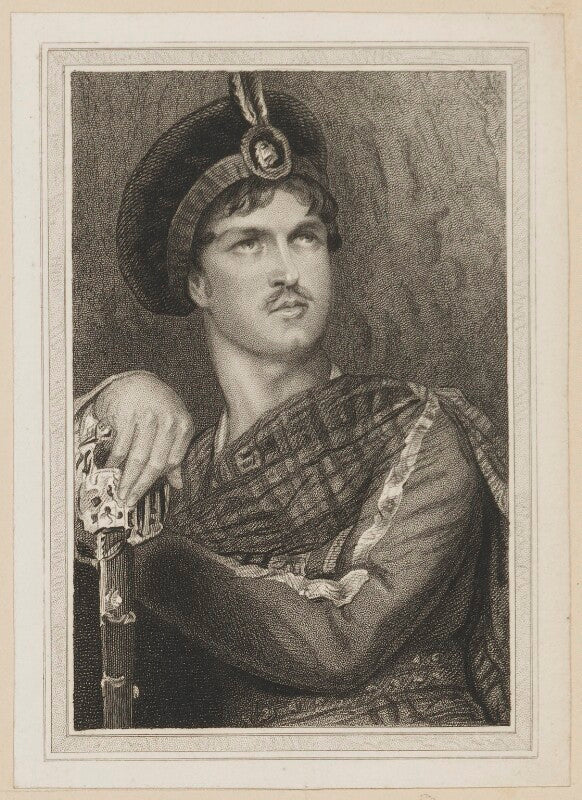 William charles macready as wallace npg d38652
