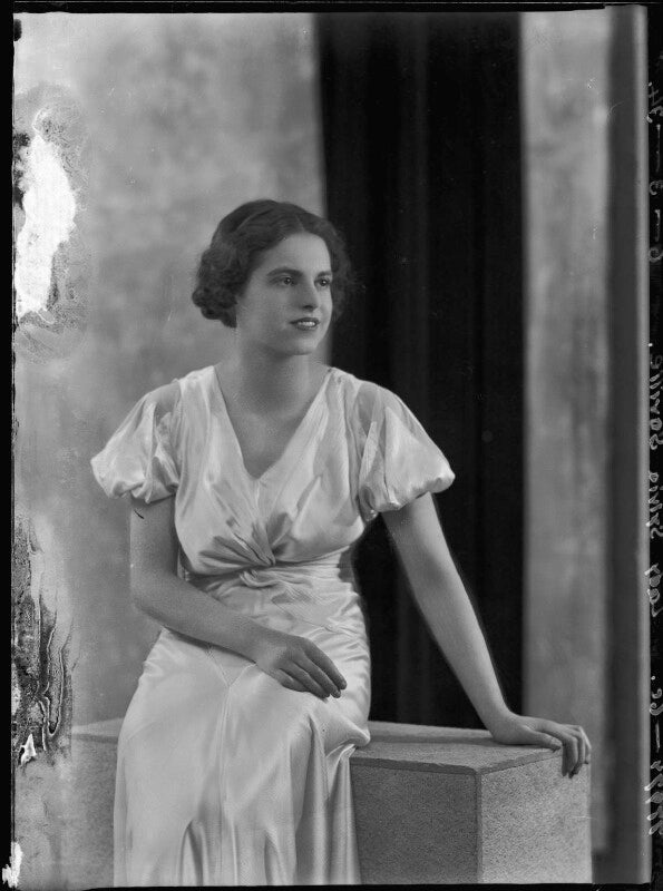 Lady (mary elspeth) sylvia bertodano (née savile) npg x104896