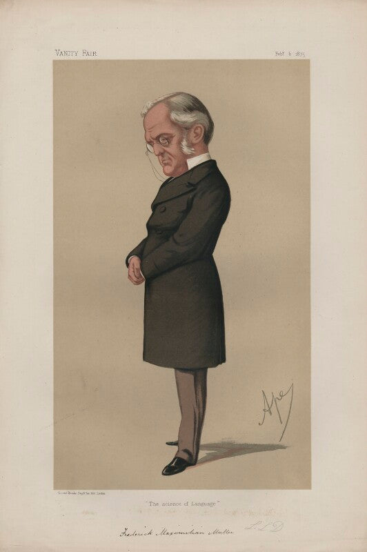 Friedrich max müller ('men of the day. no. 98.') npg d43678