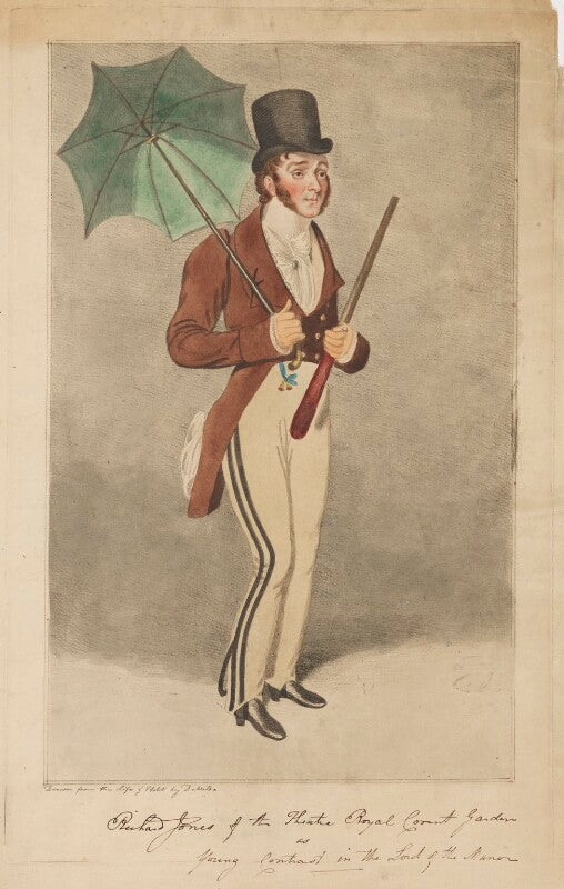 Richard jones as young contrast in john burgoyne's 'the lord of the manor' npg d36726