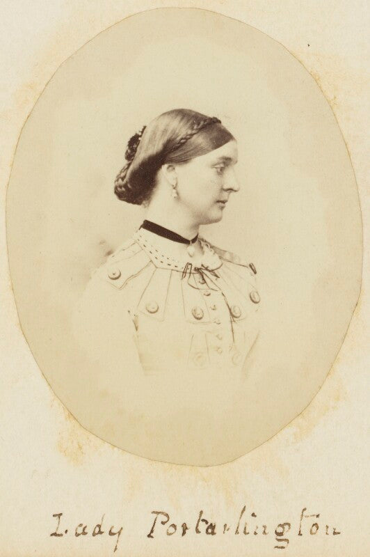 Alexandrina octavia maria ('aline', née vane), countess of portarlington npg ax129058