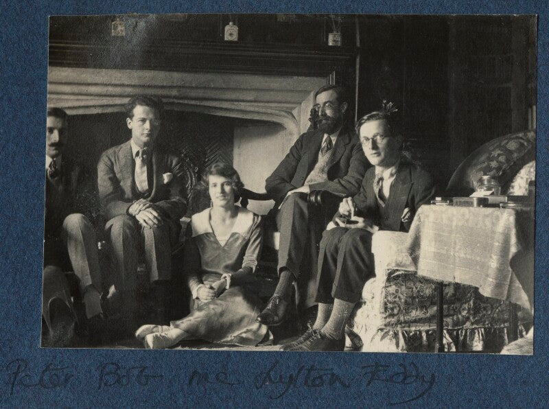 Julian with garsington visitors npg ax141545