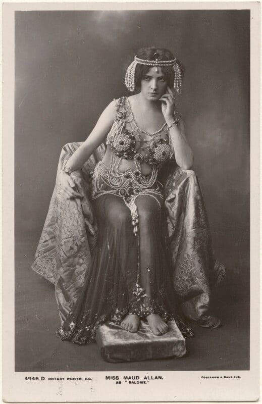 Maud allan as 'salome' npg x198334
