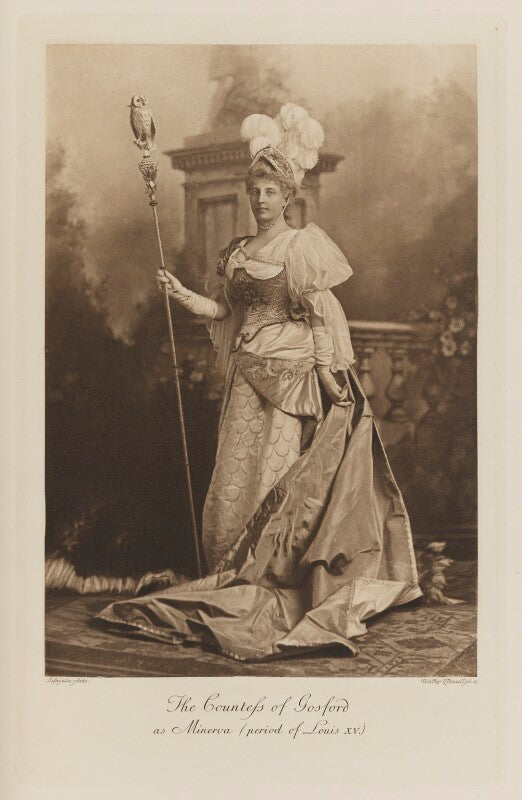 Louisa augusta beatrice (née montagu), countess of gosford as minerva (period of louis xv) npg ax41075