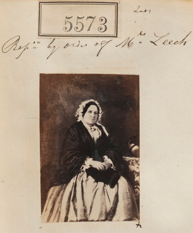 Reproduction by order of mrs leech npg ax55528