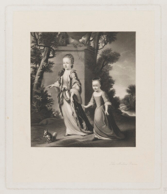 Charlotte charlton (née paine); mary kettle (née paine) npg d39509