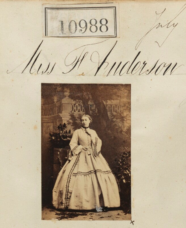 Miss f. anderson npg ax60694