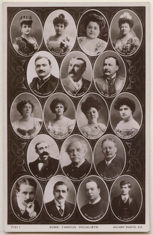 'some famous vocalists' npg x196880