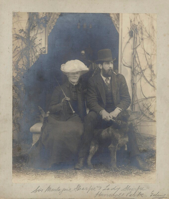 Mary annie (née parsons), lady sharpe; sir montagu sharpe npg x28793