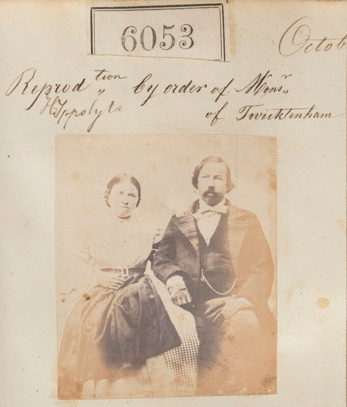 'reproduction by order of monsieur hyppolyte of twickenham' npg ax56007