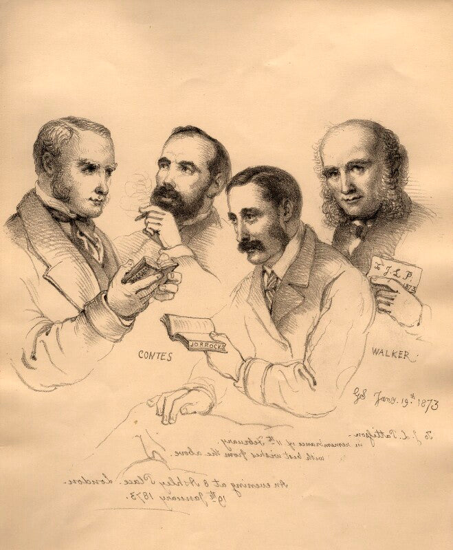 Sir george scharf and friends npg d6715