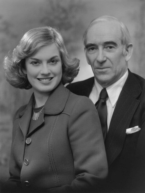 Marilyn roberta bruce mitford (née luscombe); rupert leo scott bruce mitford npg x171700