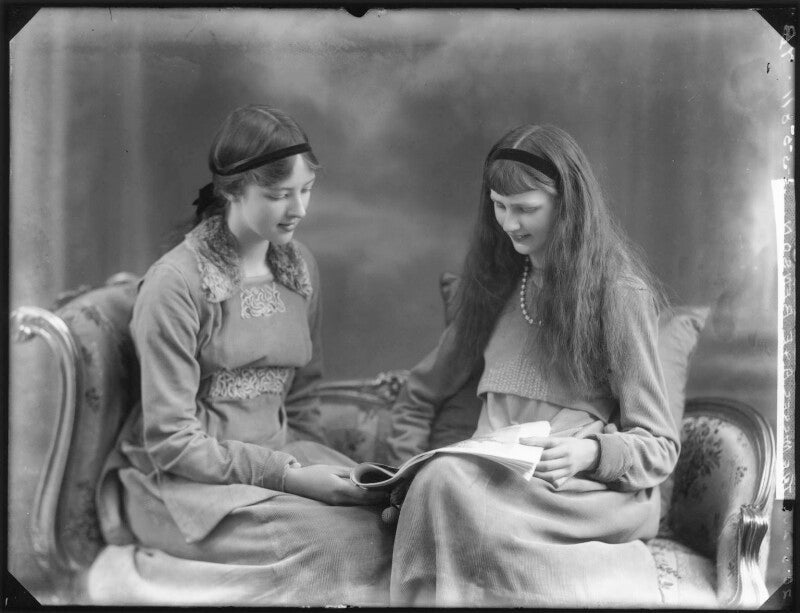 Antonia mary (née benson), viscountess radcliffe; hon. eleanor theodora roby benson npg x120350