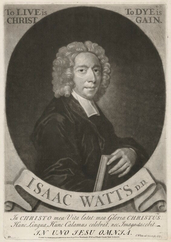 Isaac watts npg d37902