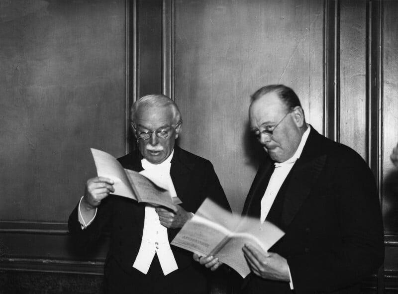 David lloyd george; winston churchill npg x88294