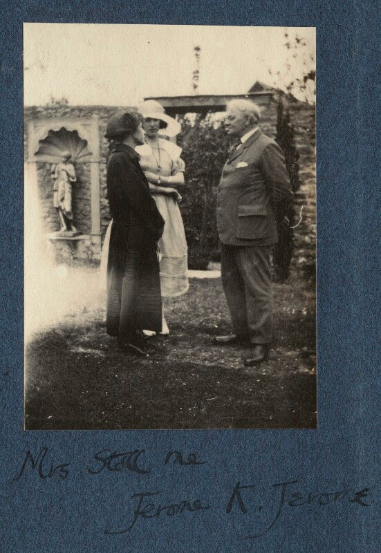Marian stoll; julian vinogradoff (née morrell); jerome klapka jerome npg ax141971
