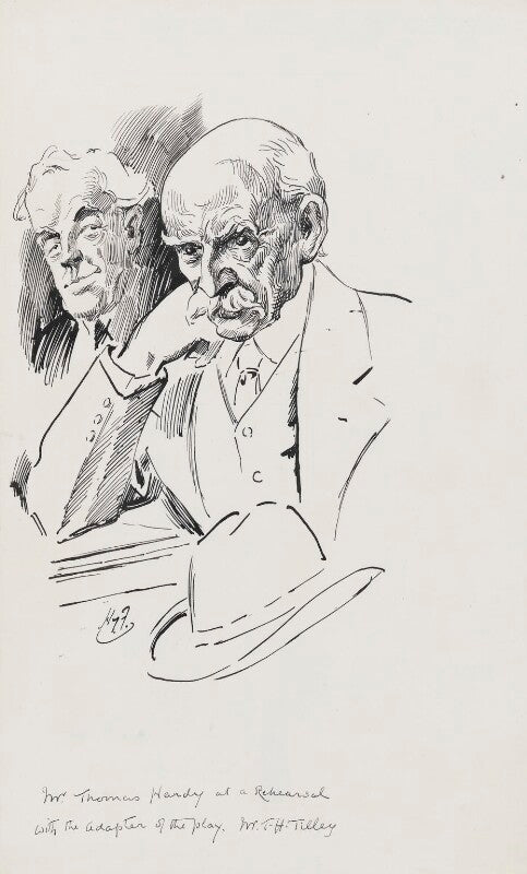 Thomas hardy with thomas henry tilley npg 3583