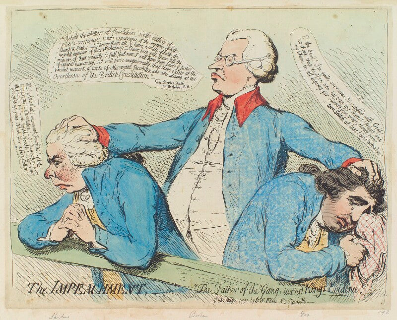 'the impeachment, or 'the father of the gang, turnd kings evidence'' npg d12419