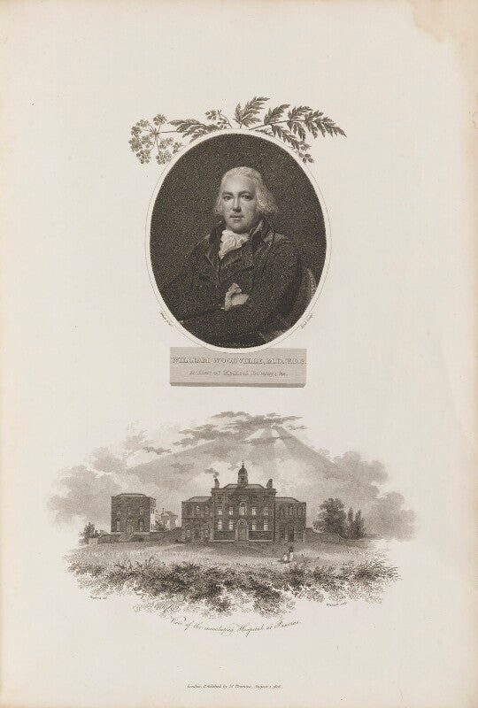 William woodville with 'view of the inoculating hospital at pancras' npg d34349