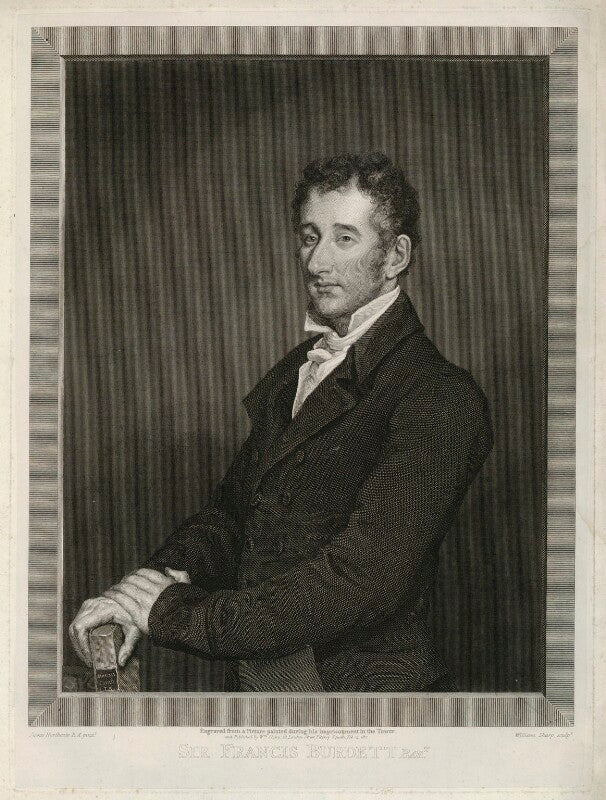 Sir francis burdett, 5th bt npg d32405