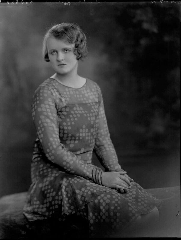 Joan sylvia cary (née southey), viscountess falkland (later walker) npg x49719