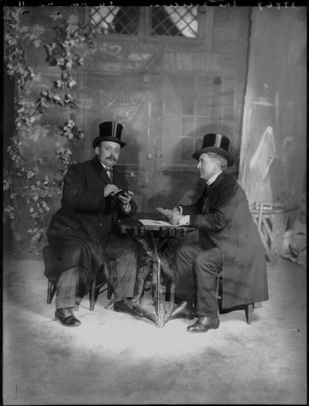 Two unknown sicilian players in 'ordinary life' npg x104228