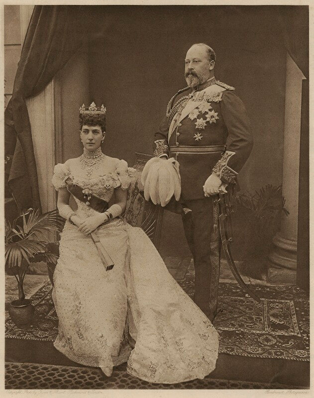 Queen alexandra; king edward vii npg x22287