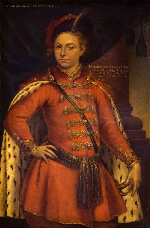 Unknown man, formerly known as prince charles edward stuart npg 1929