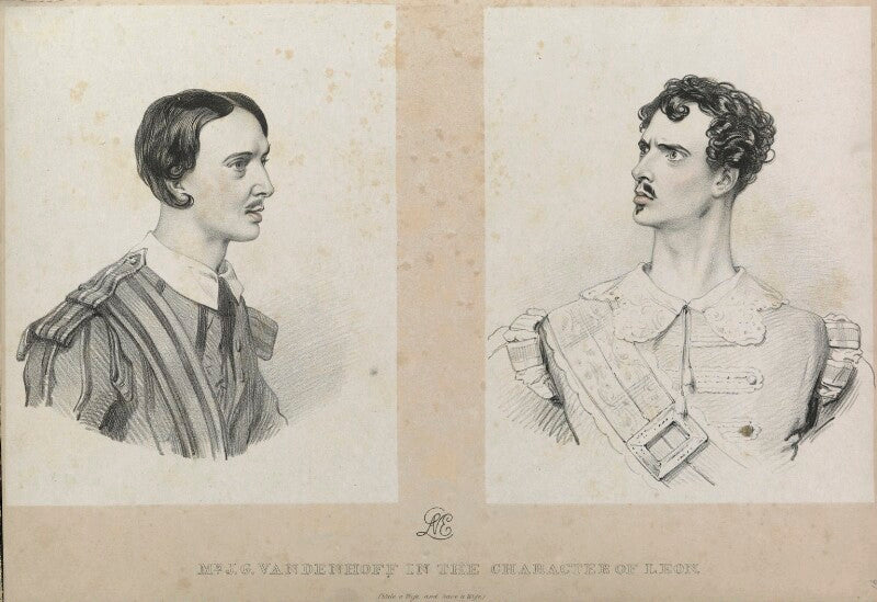 John george vandenhoff as leon in 'rule a wife and have a wife' npg d22108