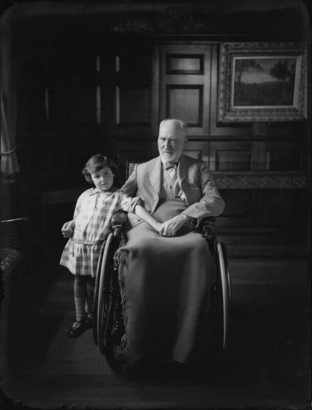 William robinson with an unknown child npg x45472