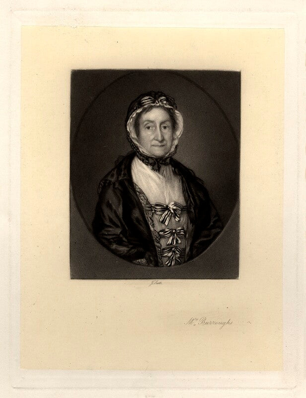 Lucy audley (née james) engraved as mrs burroughs npg d934