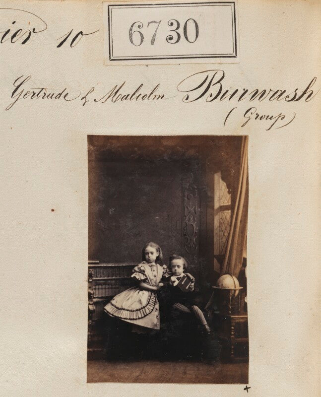 Gertrude ellen denny (née burwash); malcolm robert burwash npg ax56657