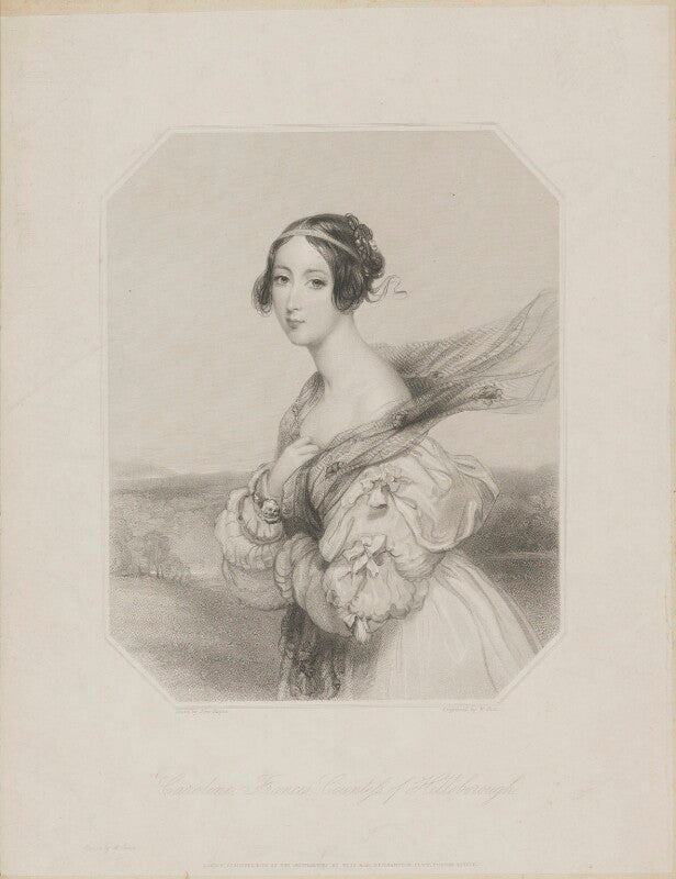 Caroline frances hill (née cotton), marchioness of downshire when countess of hillsborough npg d35380