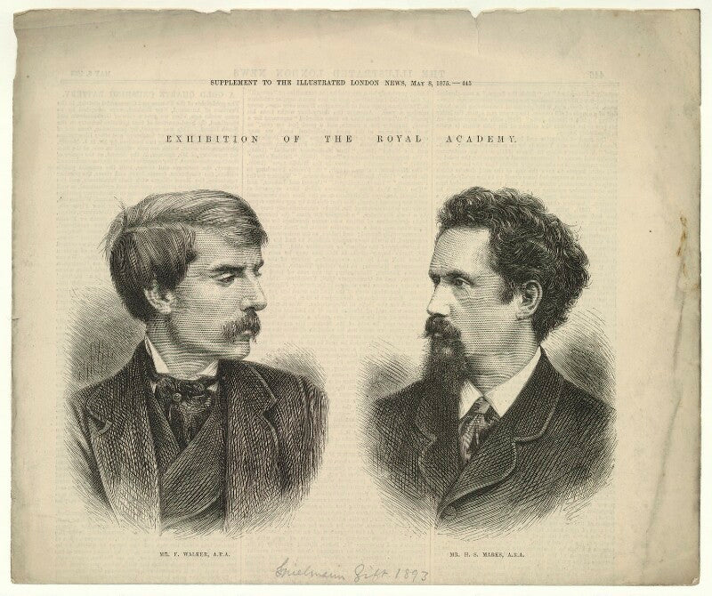 Frederick walker; henry stacy marks npg d23463