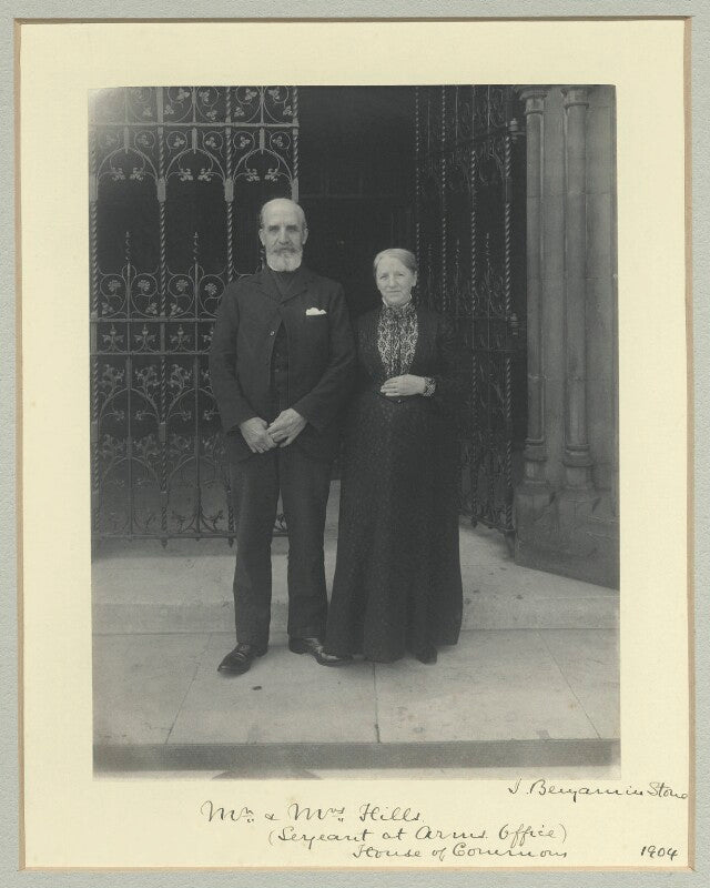 John hills; mrs hills npg x44726