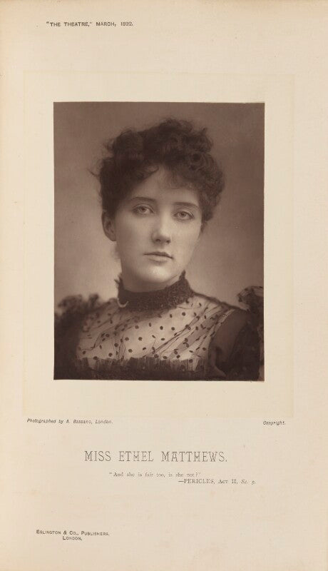 Ethel matthews npg ax28828
