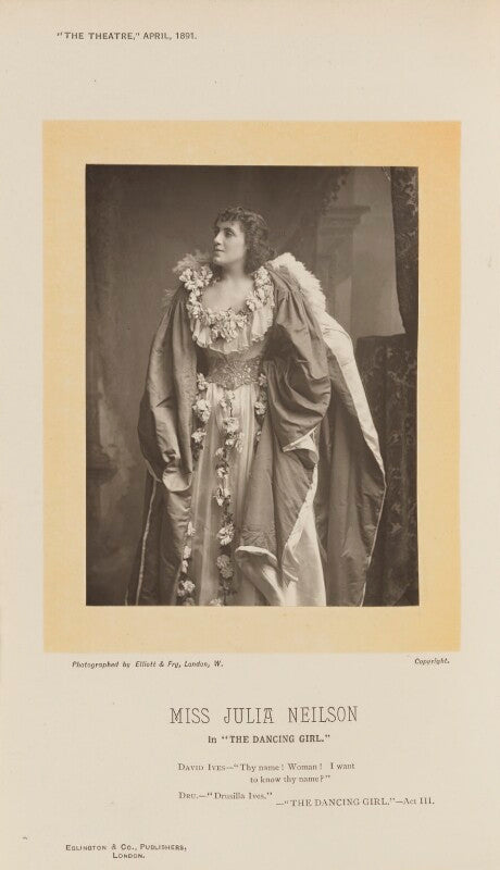Julia emilie neilson as drusilla ives in 'the dancing girl' npg ax28819