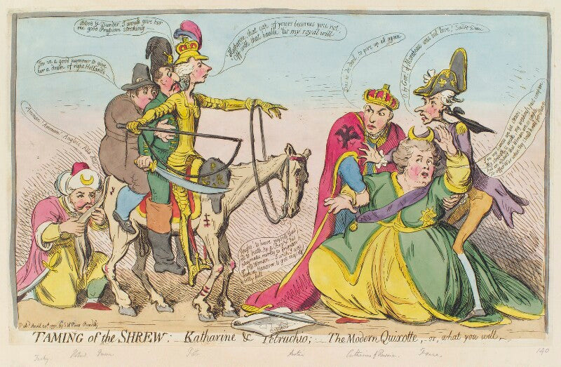 'taming of the shrew : katharine & petruchio : the modern quixotte, or what you will' npg d12416