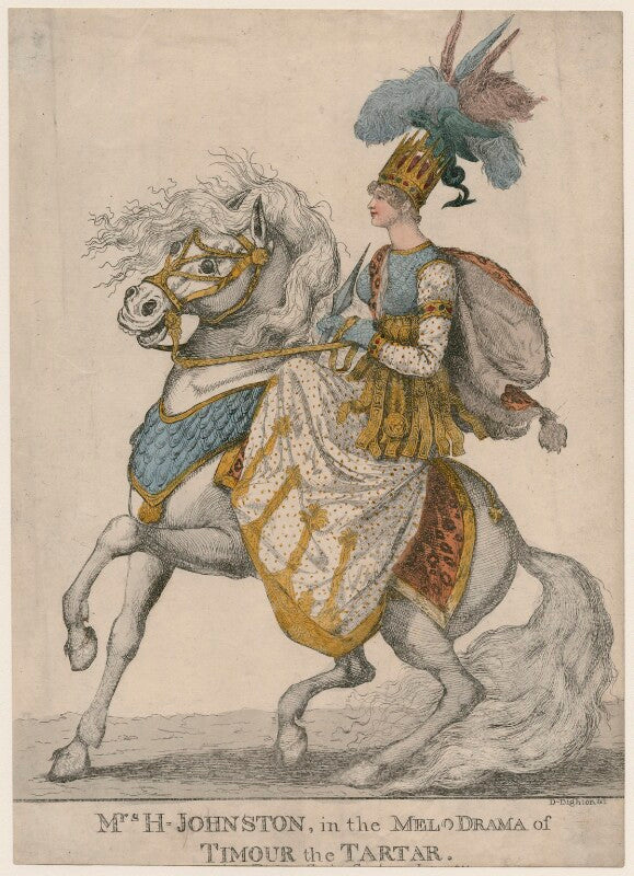 Nannette johnston (née parker) ('mrs h johnston, in the melodrama of timour the tartar') npg d47055
