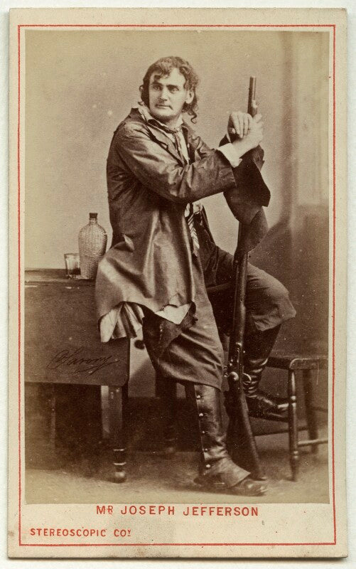 Joseph jefferson as rip van winkle in 'rip van winkle' npg ax18184