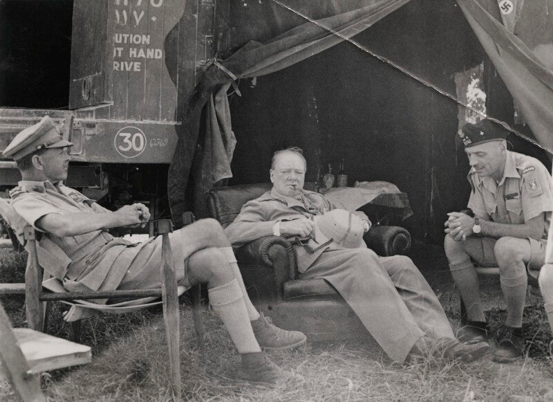 Harold rupert leofric george alexander, 1st earl alexander of tunis; winston churchill; wladyslaw anders npg x199247