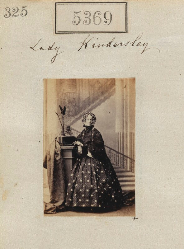 Mary anne (née bennett), lady kindersley npg ax55329