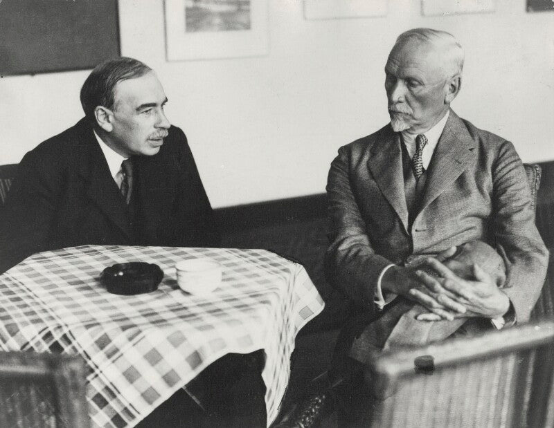 Jan christian smuts; john maynard keynes, baron keynes npg x19133