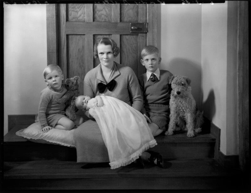 Lady butler with her children npg x151944