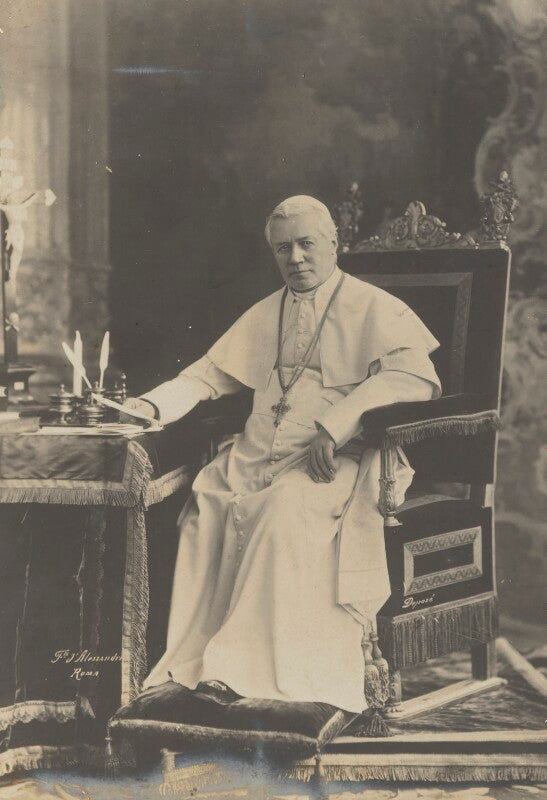 Pope pius x (giuseppe melchiorre sarto) npg p1700(70d)