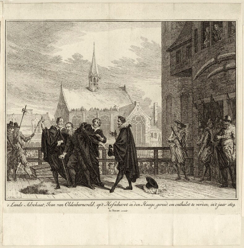 The execution of sir john van olden barnavelt (johan van oldenbarnevelt) npg d26247