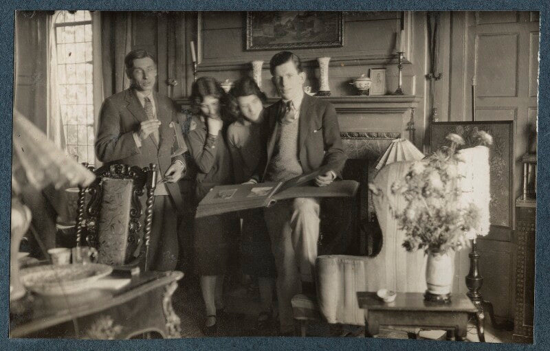 Julian morrell with friends at garsington npg ax142412