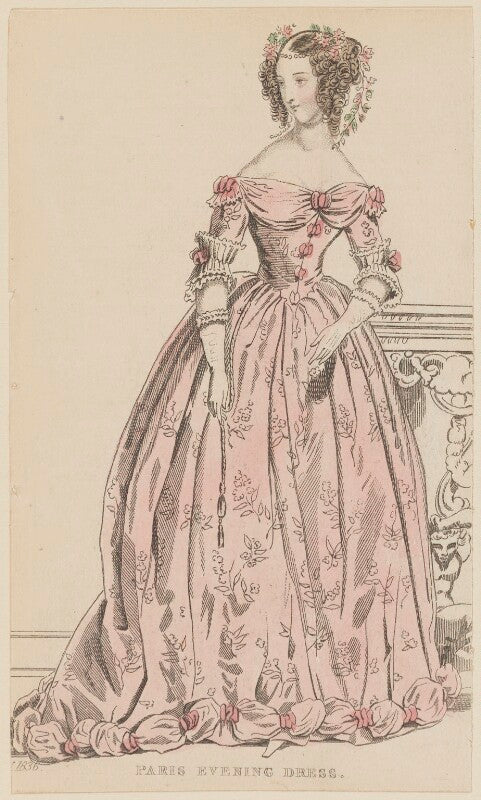 'paris evening dress', december 1836 npg d47708